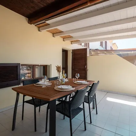 Апартаменты Panoramic View - Moderno Con Terrazza E Wi-fi Вилласимиус